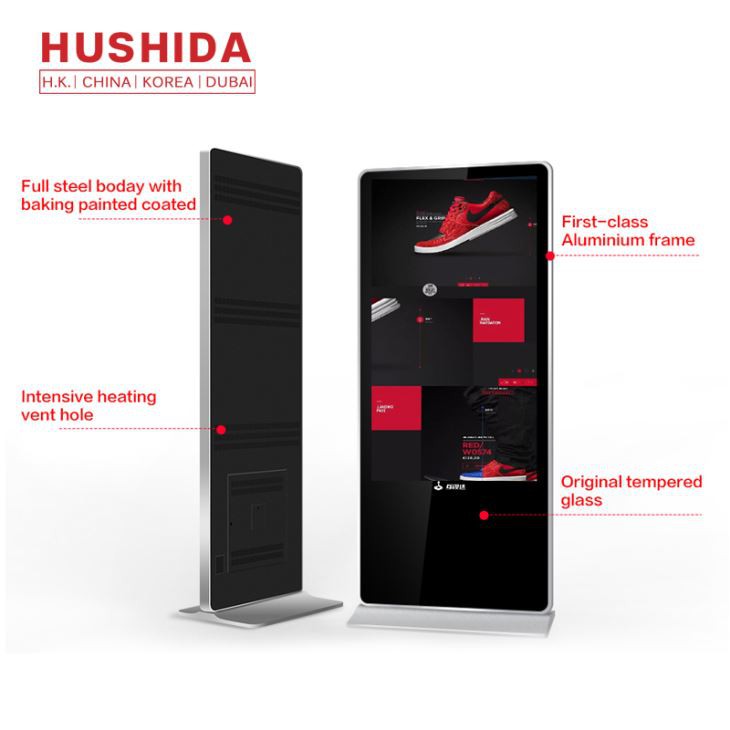 42 Inch Android Monitor Floor Stand Digital Advertising Player