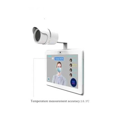 Termômetro facial da imagem latente da detecção do AI de 10,1 polegadas para a empresa, estação de trem, áreas públicas